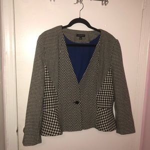 Ann Taylor Peplum tweed Blazer